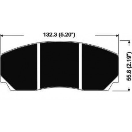 PLAQUETTES RACING ENDLESS RCP015 MX72 17 MM