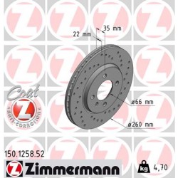 SCHIJF ZIMMERMANN BMW SPORT Z