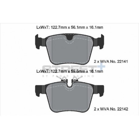 STREET+ BRAKE PADS PAGID RACING