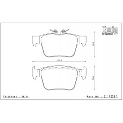 EIP291 MX72 ENDLESS RACING PADS