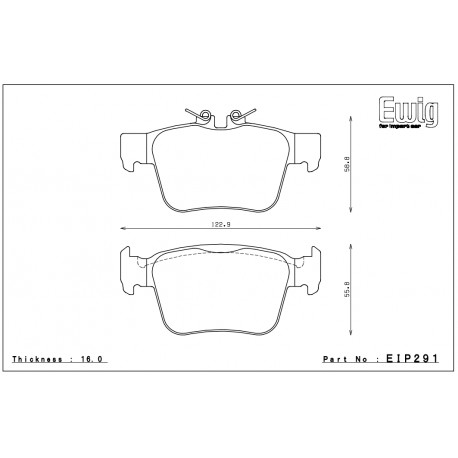 EIP291 MX72 ENDLESS RACING PADS