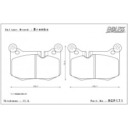 PLAQUETTES RACING ENDLESS RCP171 MX72