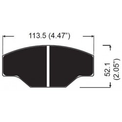 PADS MINTEX RACING M1144