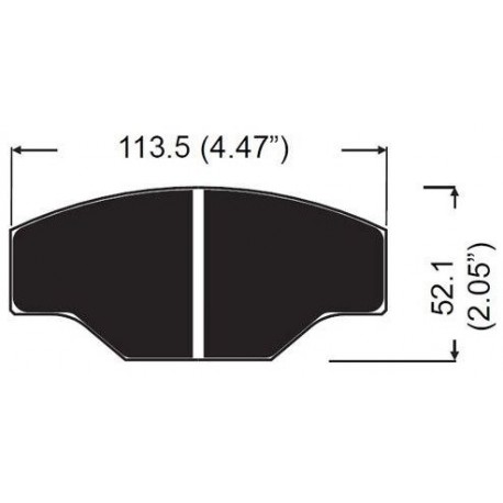 PLAQUETTES MINTEX RACING M1144