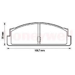 PLAQUETTES MINTEX RACING M1144