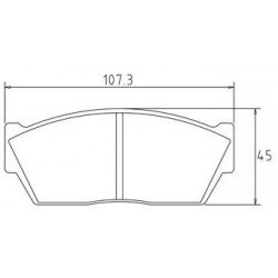 REMBLOKKEN MINTEX RACING M1144