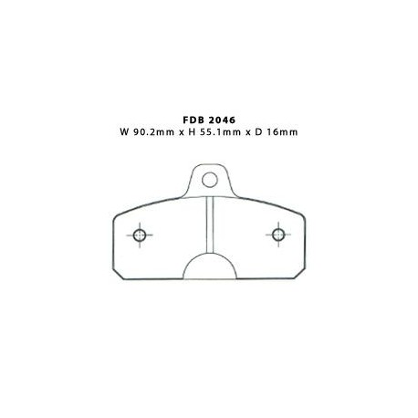 REMBLOKKEN FERODO KARTING