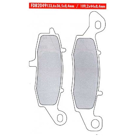 PLAQUETTES FERODO MOTO