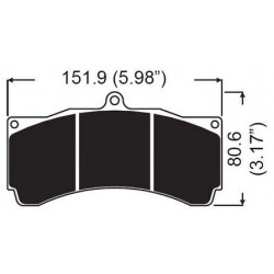 RCP050 ME20 18 MM ENDLESS RACING PADS