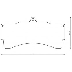 PLAQUETTES RACING ENDLESS RCP072 N35S 30 MM D4