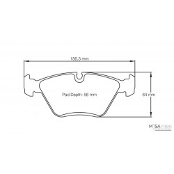PLAQUETTES RACING ENDLESS EIP017 MA45B