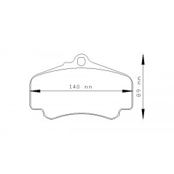 EIP071 MA45B ENDLESS RACING PADS