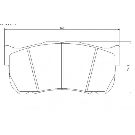 RCP145 29MM ES88G ENDLESS RACING REMBLOKKEN