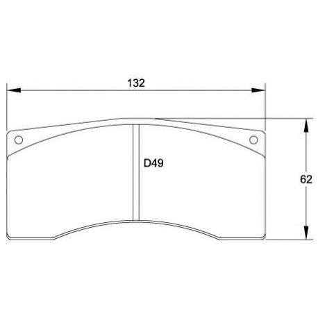 PLAQUETTES RACING ENDLESS RCP002 25MM N28SP