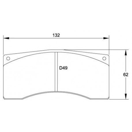 RCP002 MA45B 25MM ENDLESS RACING PADS