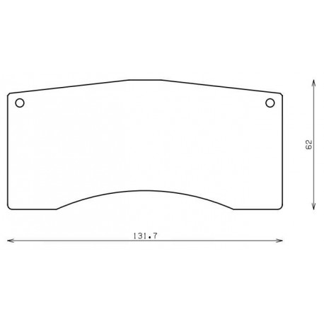 PLAQUETTES RACING ENDLESS RCP002 ES88G 25 MM