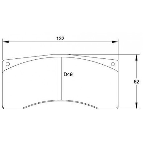 RCP002 25 MM SE61H ENDLESS RACING REMBLOKKEN