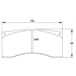 RCP002 MA45B 16MM ENDLESS RACING PADS