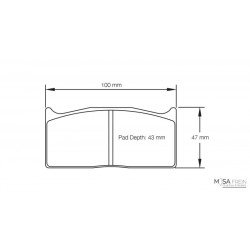 RCP001 N45S ENDLESS RACING PADS