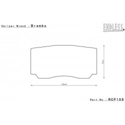 RCP109 N 35 S ENDLESS RACING PADS