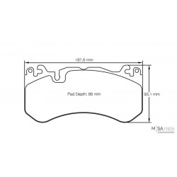 EIP162 MA45B ENDLESS RACING PADS