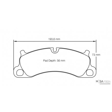 EIP214 ME20 ENDLESS RACING PADS