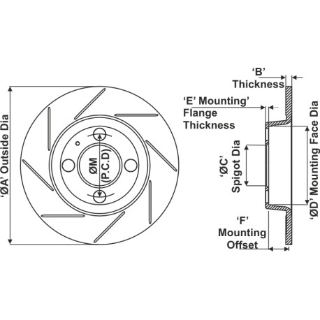 AP RACING REMSCHIJF 248x7.1mm