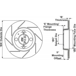 AP RACING BRAKE DISC 264x11.1mm