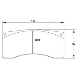BREMBO BRAKE PADS RACING