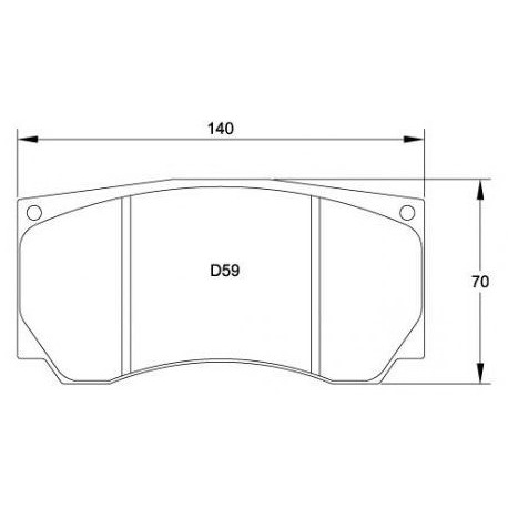 BREMBO BRAKE PADS RACING