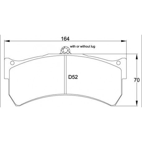 BREMBO BRAKE PADS RACING
