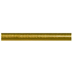 FLEXIBLE TEFLON DANS TRESSE INOX GAINE JAUNE