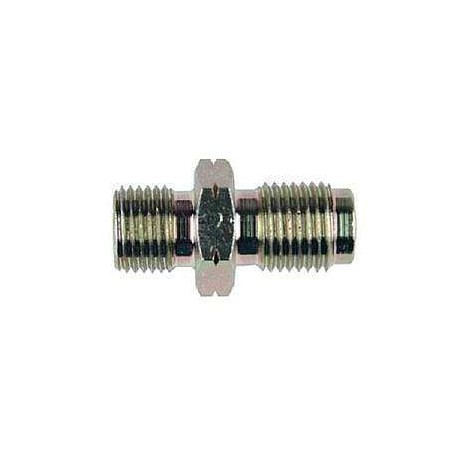 RACCORD 2 VOIES MALE BSP1/2X14 BSP5/8X14 ACIER