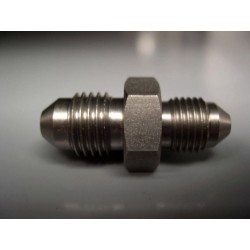 MALE 2-WAYS CONNECTION JIC3/8X24 MALE JIC7/16X20 STAINL
