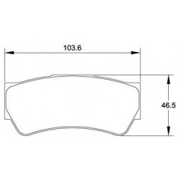 BREMBO BRAKE PADS RACING
