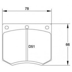 PADS MINTEX RACING M1155