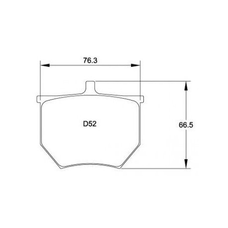 PLAQUETTES MINTEX RACING M1144