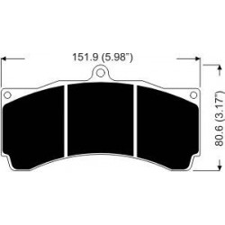 RCP050 T25 MM ES 99G ENDLESS RACING PADS