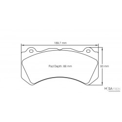 RCP117 CCD-ATTACK ENDLESS RACING PADS
