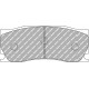 PLAQUETTES FERODO RACING DSUNO