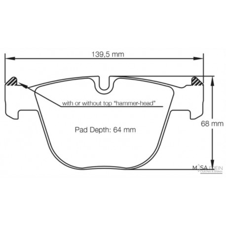 EIP151 N40S ENDLESS RACING PADS