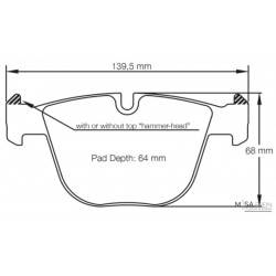 EIP151 N100SP ENDLESS RACING PADS