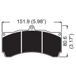 RCP050 MA45B 18 MM ENDLESS RACING PADS
