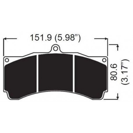 PLAQUETTES RACING ENDLESS RCP050 MA45B 18 MM