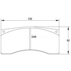 RCP002 N60Z 16MM ENDLESS RACING PADS