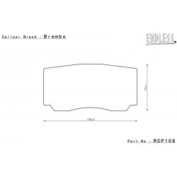 RCP109 ME20 ENDLESS RACING PADS