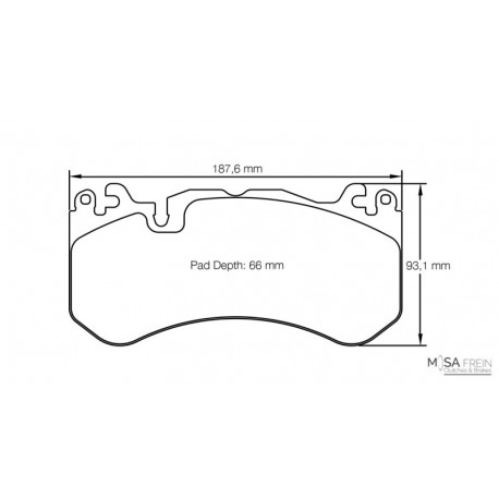 EIP162 MX72 ENDLESS RACING PADS