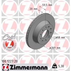 DISQUE ZIMMERMANN AUDI Coat Z