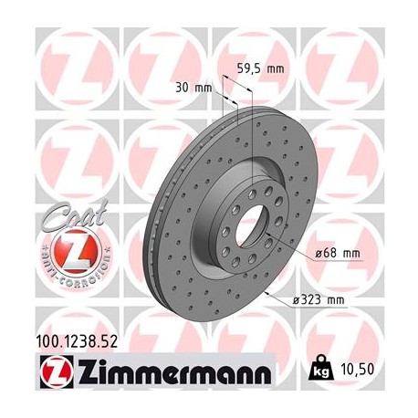 SCHIJF ZIMMERMANN AUDI SPORT Z