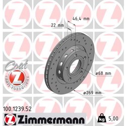 DISQUE ZIMMERMANN AUDI SPORT Z